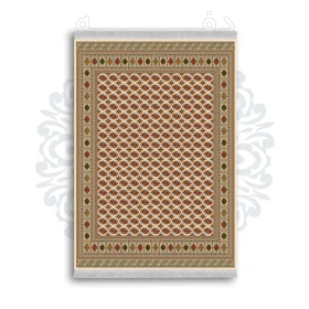 *جدید* فرشینه از جنس پارچه شانل مخمل ترک طرح فانتزی برند دفه کد 1201