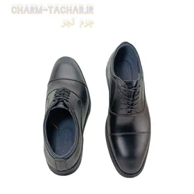 کفش رسمی/مجلسی بندی مردانه چرم طبیعی مدل دیپلمات
