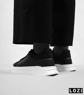 کفش کتانی مردانه مشکی PULL & BEAR