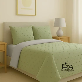 سرویس روتختی کاوری مینیمال طرح برجسته خال‌خالی