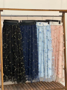 دامن تور اپلیکه ناز