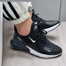 کتانی نایک ایر مکس مشکی سفید Nike Air Max 270
