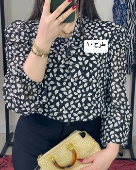 پیراهن آستین پفی