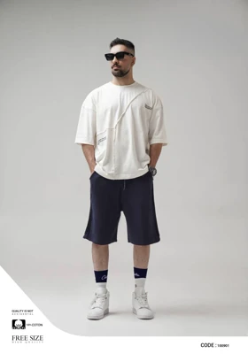 ست تیشرت لش و شلوارک مردانه/کد:100901