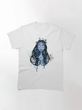تیشرت corpse bride طرح Watercolor Corpse Bride