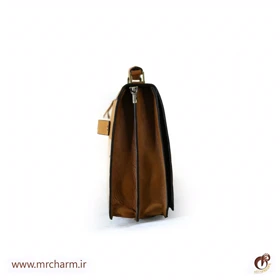کیف اداری مردانه تمام چرم قفل دار mrc168-37