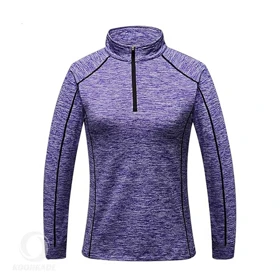 تیشرت زنانه نیم زیپ OUTDOOR 1703