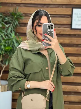 مانتو شومیزی سر جیب هلال