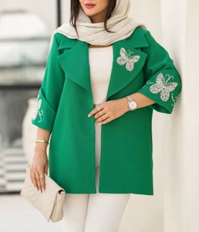 کت لارا سنگدوزی طرح پروانه