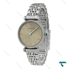 ساعت مچی امپریو آرمانی سیلور صفحه طوسی زنانه Armani-8000-L