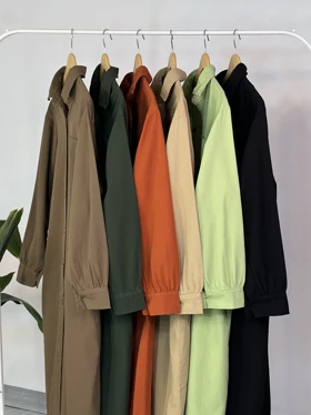 مانتو بلند بوستان مشکی