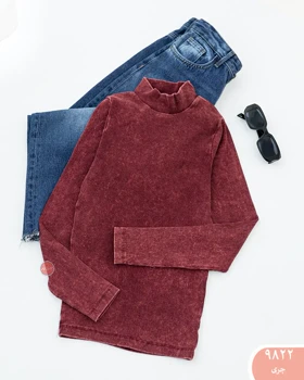 بلوز یقه پنج سانت سنگشور 9822