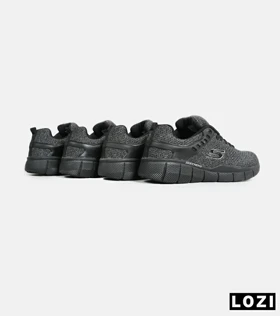 کفش کتانی طبی ورزشی خاکستری SKECHERS SKECH-KNIT