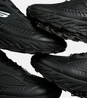 کفش کتانی مردانه مشکی SKECHERS water repellent