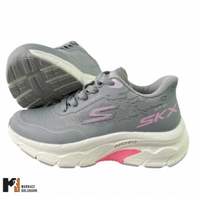 کفش اسکیچرز run2360 طوسی صورتی