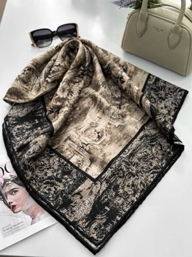 روسری پاییزه کوبیسم