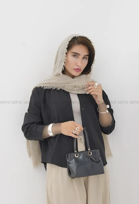 شومیز آستین بلند سیلک
