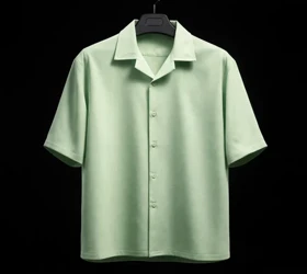 پیراهن مازراتی سبز لش کپ باکسی پارچه عالی