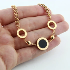 دستبند زنانه مدل یونانی (طلایی)