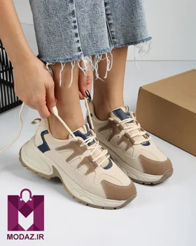 کتانی زنانه راحتی بندی 7006 ROOFI