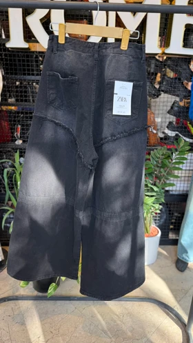 شلوار مام مکس مشکی 6596M