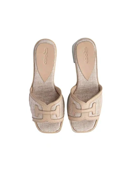 صندل زنانه چرم مدل WS1047