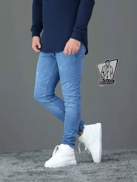 شلوار جین آبی روشن ZARA