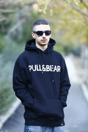 هودی طرح دار برند PULL&BEAR
