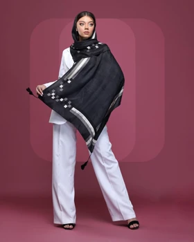 شال نخی وسط ساده