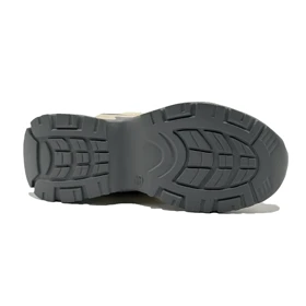 کتانی اسپرت زنانه رنگ کرم طوسی مدل نیوبالانس New balance