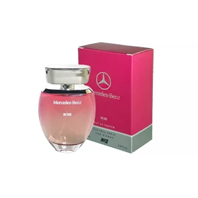 ادوپرفیوم زنانه نایس پاپت Nice مدل مرسدس بنز رز Mercedes Benz Rose حجم 100 میلی لیتر طرح مارک