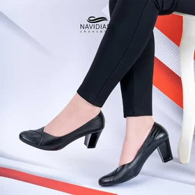 کفش زنانه تمام چرم مجلسی کد 4016001