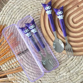 ست قاشق و چنگال کرومی