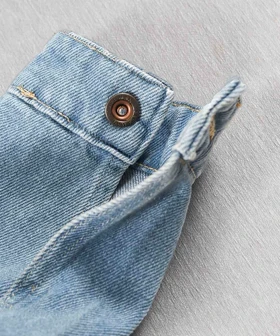 کت جین آبی یخی ساده 0201