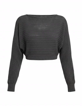 بافت کراپ بیسیک زنانه رزمری مدل Rose Merry CL3257