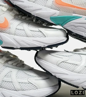 کفش کتانی مردانه و زنانه سفید نارنجی Nike cushlon
