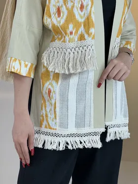 مانتوکتی پایین ریش کرم