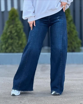 شلوار نیم بگ زاپ‌دار