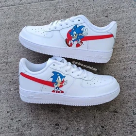 کفش اسپرت با طرح نایک سونیک sonic ایرفورس nike air force کد 66490
