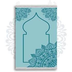 فرشینه از جنس پارچه هازان مخمل ترک طرح سجاده برند دفه کد DSJ 36
