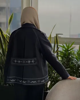 کت و شلوار سوزنی گلدوزی