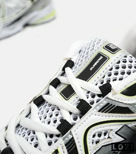 کفش کتانی مردانه و زنانه سفید نقره ای لیمویی NEW BALANCE 1064 مدل 5626
