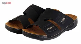 صندل مردانه شهپر مدل MH121 رنگ مشکی