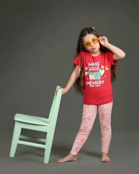 تیشرت شلوار دخترانه جانا دوربین عکاسی