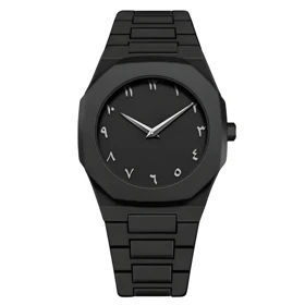 ساعت مچی عقربه ای کوارتز مردانه مدل دارک واچ بند سبک قفل مخفی