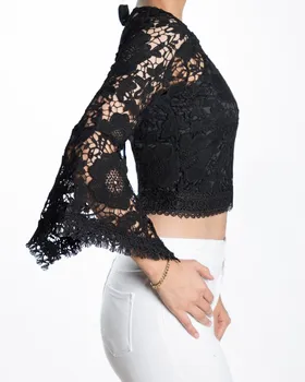 بلوز کوتاه گیپور زنانه