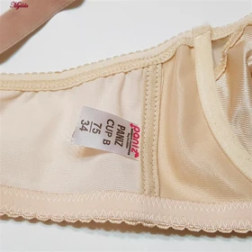 ست شورت و سوتین ساتن زنانه پانیذ مدل فنردار کرم کد 4649