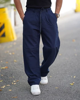 شلوار لینن مردانه برش بگ با کیفیت بالا رنگبندی ZARA