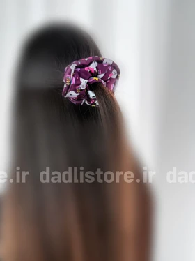 کش مو اسکرانچی ساتن طرح کیتی