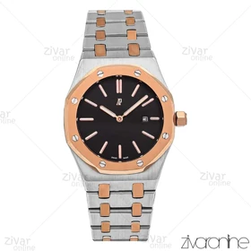 ساعت اودمار پیگه (AP) زنانه نقره ای رزگلد صفحه مشکی 106755